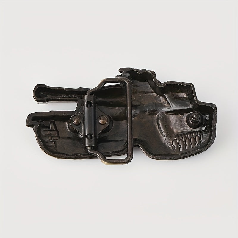 Vintage Tank Belt Buckle For Women & Men - Western Cowboy Cowgirl