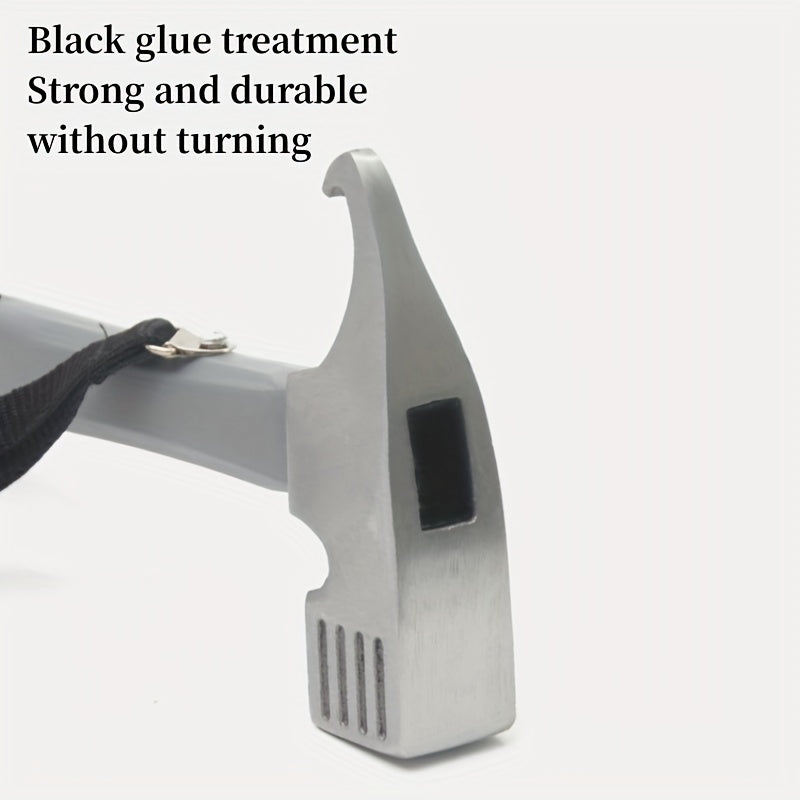 Outdoor Hammer High Carbon Steel Camping Household Tool Ground Nail Remover
