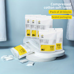 20pcs Disposable Compressed Towel for Camping & Travel