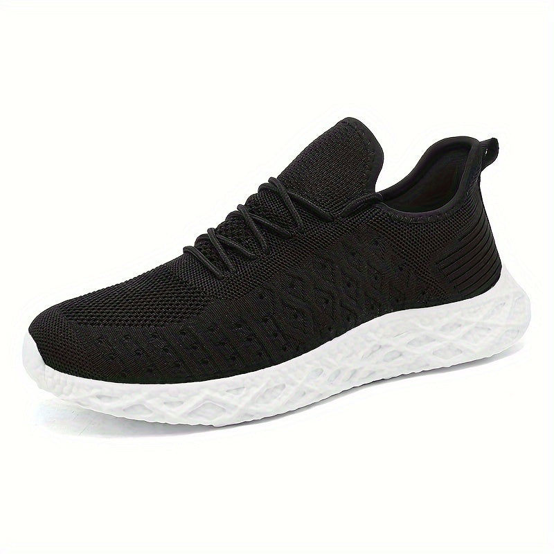 Soft Thick Sole Shock Absorption Running Shoes Mesh Breathable Lightweight