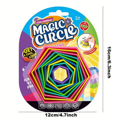 Star Circle Stacking Fidget Toy Relieve Stress & Improve Focus