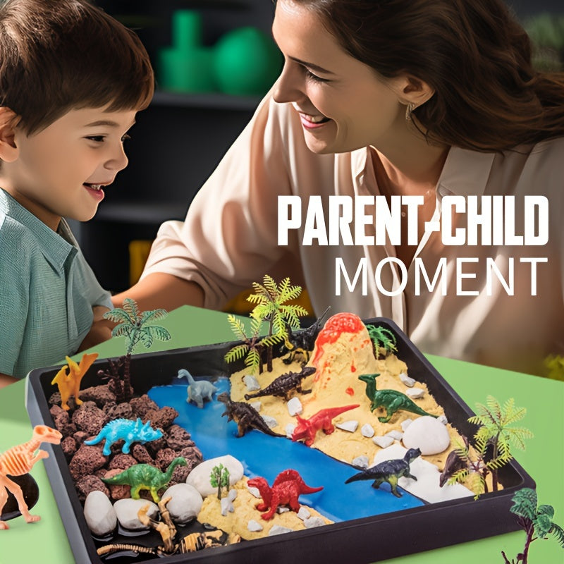 Dinosaur Playset DIY Habitat Kit Encourages Imagination & More