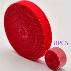 8pcs 10MM Plant Cable Ties Red Green Organizing Tape Reusable Sturdy