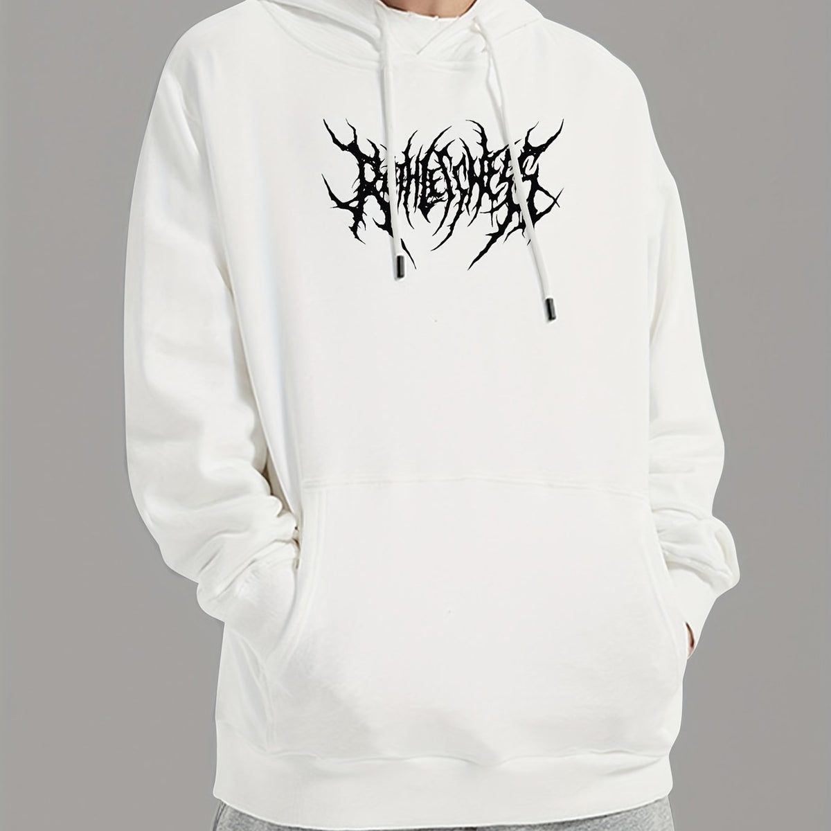 Men's Graphic Print Hoodie for Spring Fall