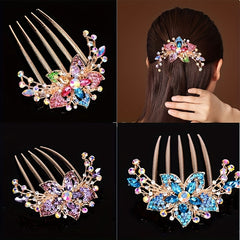 Alloy Artificial Diamond Hair Comb Hair Accessories