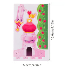 10pcs 3D DIY Mini Scene House Puzzle Kit for Parent-Child Interaction