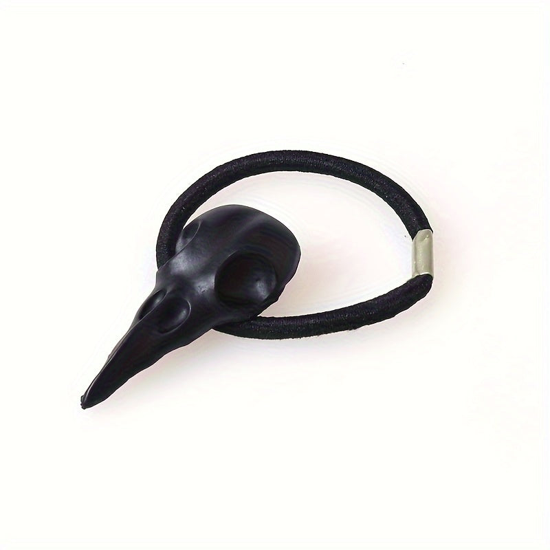 Halloween Punk Style Crow Skull Hair Ties