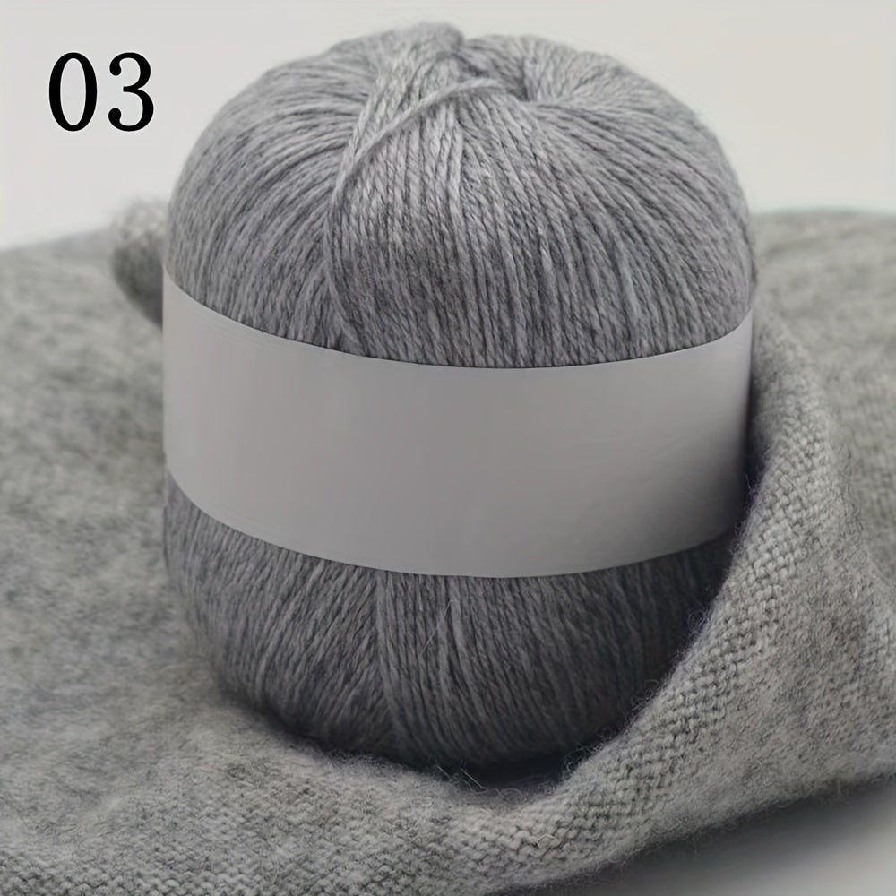 2pcs Hand Woven Cashmere Scarf Sweater Thread DIY Yarn 50g pc