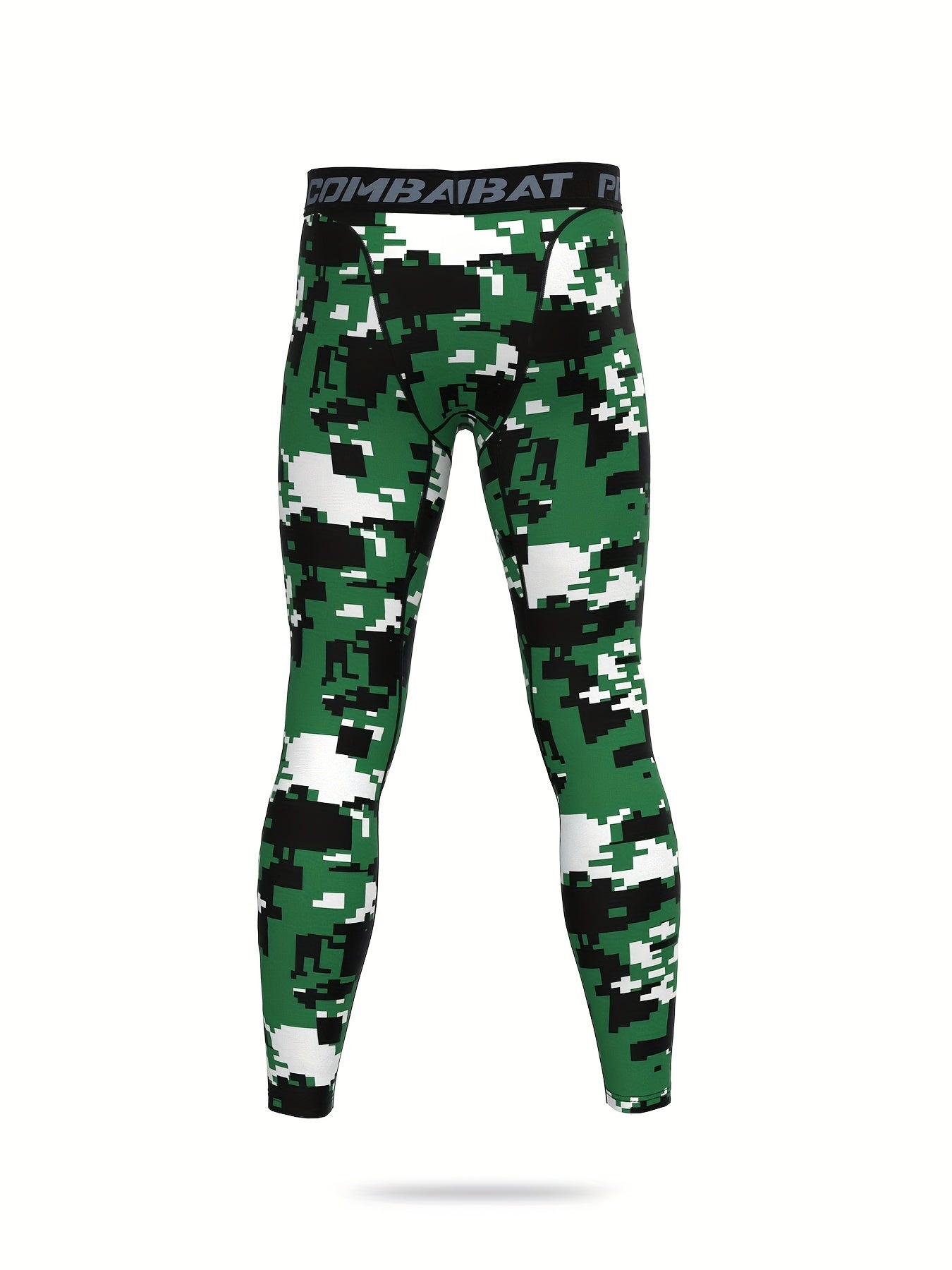 Men's Camouflage Pattern Bottom Leggings Quick Drying Sports Compression Pants