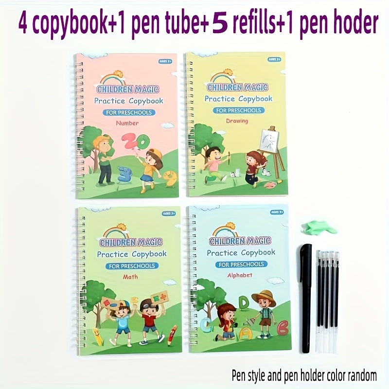 Kids' Magic Learning Book with Pen and Refills