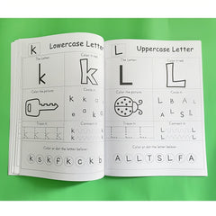 Alphabet Learning Workbook for Kids - Pen Control Training Copybook