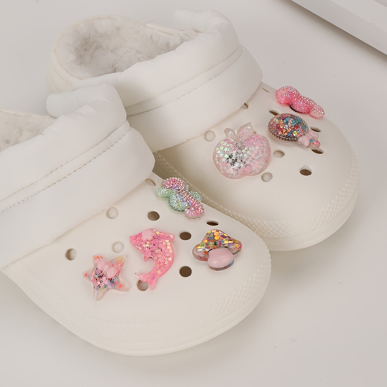 11pcs Resin Shoe Decoration Charms for Girls