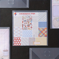 16x16cm Transparent Storage Boxes for Craft Supplies