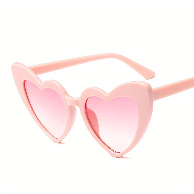 Heart Sunglasses For Women Men Gradient Glasses Beach Party Club UV400