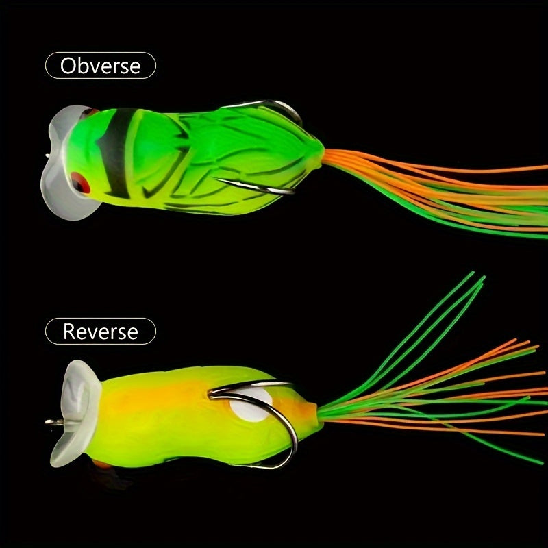 Bionic Cicada Silicone Soft Bait Double Hook Fishing Tackle