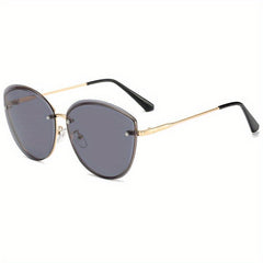Oversized Cat Eye Sunglasses Gradient Lens UV400