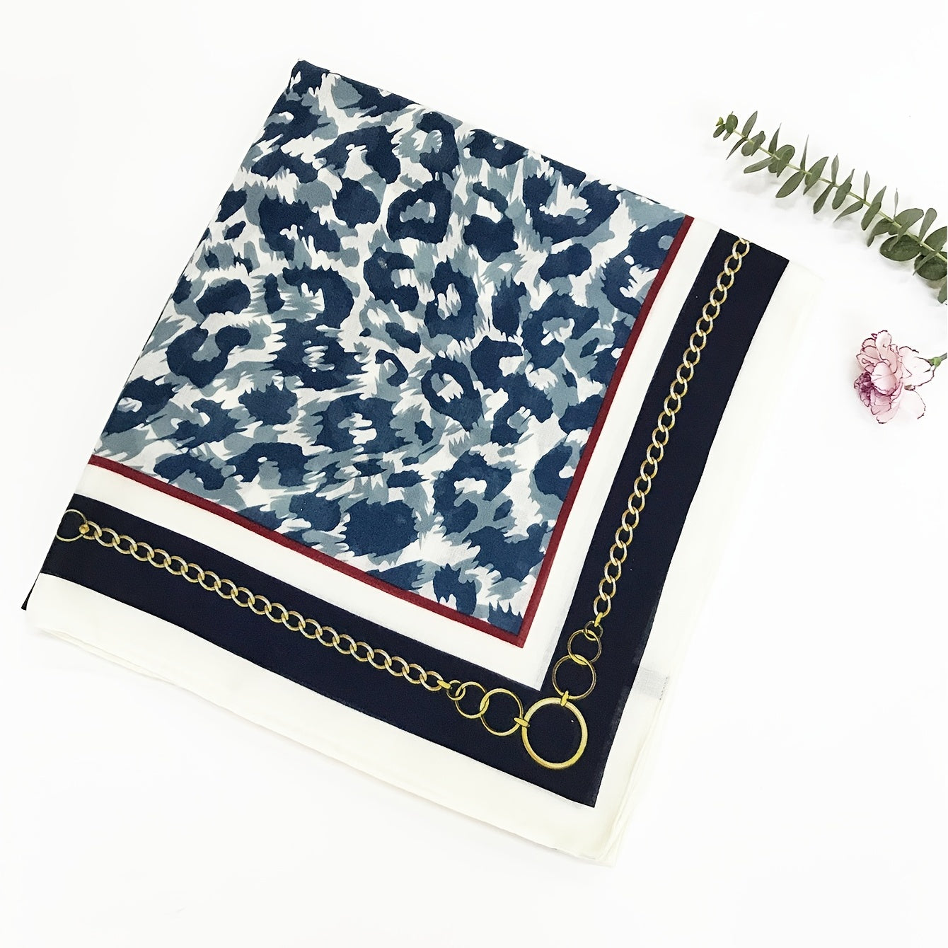 Classic Scarf Royal Leopard Print Shawl Windproof Sunscreen