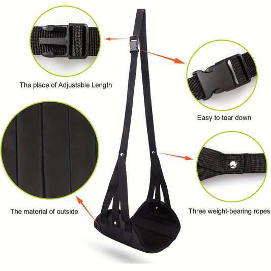 Portable Foot Rest for Travel Adjustable Foot Pad for Flights Trains Cars