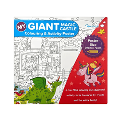 Giant Magic Castle Colour Activity Poster