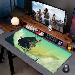 Cartoon Landscape Extended Mouse Pad - Enhance Your Gaming Setup