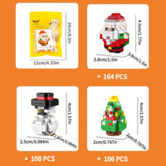 Christmas Building Blocks Decorations Puzzle Toys