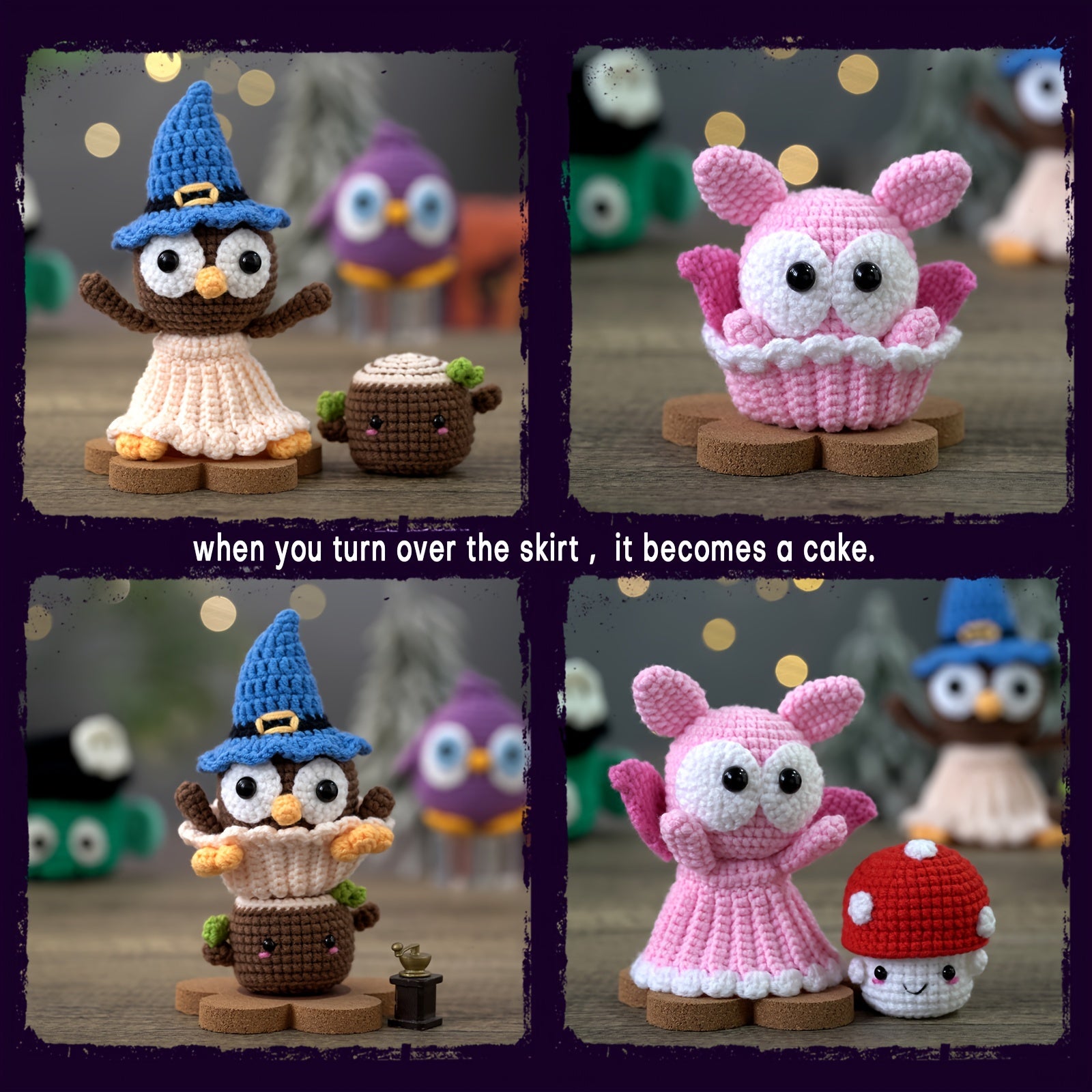 Beginner Crochet Kit Doll Artwork DIY Ornaments Halloween Gift