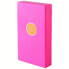 Thin Cigarette Case Plastics Portable Extended Waterproof Cigarette Case For Men