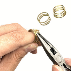 200pcs Gold Stainless Steel Open Jump Rings for DIY Jewelry Making