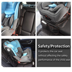 Car Seat Protector Large Size 600D Fabric Thick Padding & Storage Pockets