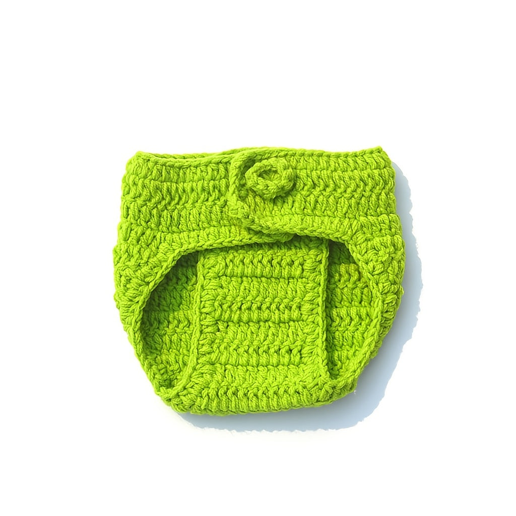 Green Woolen Baby Photo Clothes Photography Costume