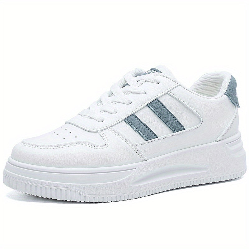 Women's Platform Skate Shoes Lace Up Low Top Casual Sneakers