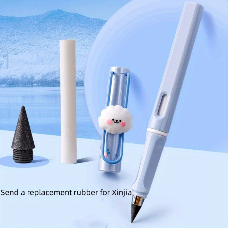Inkless Cartoon Pencils: Unlimited Writing & Erasing
