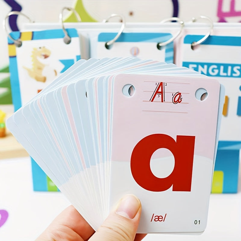 English CVC Flip Card Phonics Word Card Set - 93 Cards