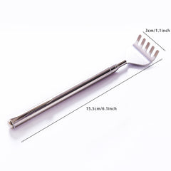 Adjustable Stainless Steel Back Scratcher with Retractable Claw