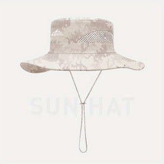 Summer Bucket Hat Breathable Large Brim Men Women