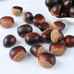 10pcs Pretend Chestnut Model for Holiday Photography Props