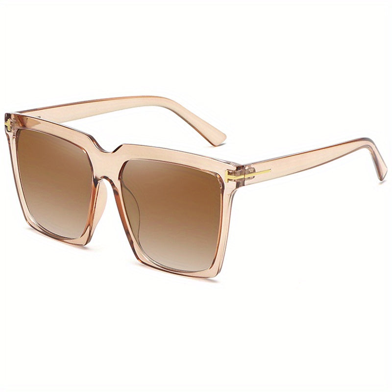 Men Square Frame Sunglasses UV Protection Summer Sunglasses