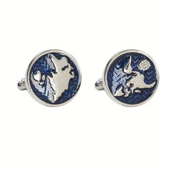 Map Cufflinks Mens Shirt Stud Cufflinks