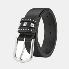 Rivet Decor Casual Belt Jeans Pants Belt For Women