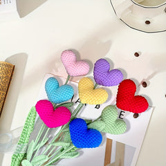 Hand Knitted Bouquet Material Bag Woolen Crochet DIY Gift Set