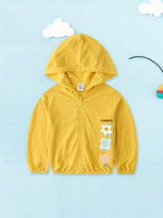 Girls Hooded Sunproof Jacket Kids Age 3 4 6