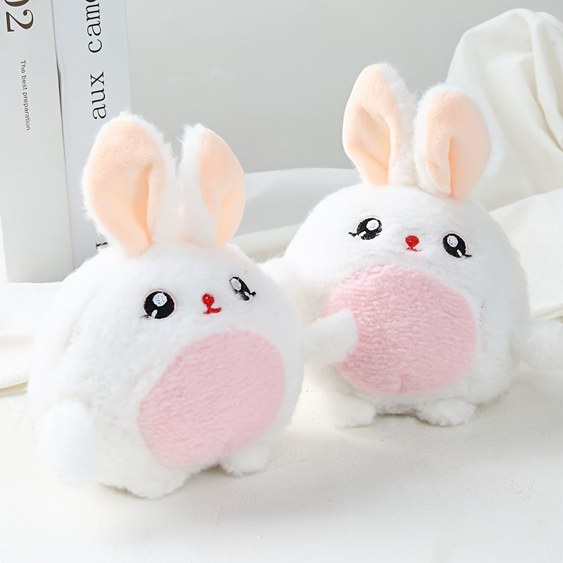 Girl Egg Doll Little Bunny Plush Toy Backpack Keychain
