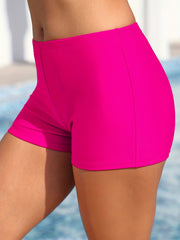  Striped Print Cami Top & Shorts Swimsuit Set
