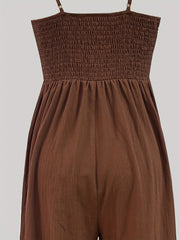 Boho Sleeveless Wide Leg Jumpsuit