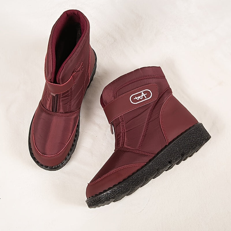 Women's Winter Snow Boots Faux Fur Lined Waterproof Mid Calf