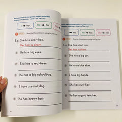 English Grammar Workbook for Pre School Kids