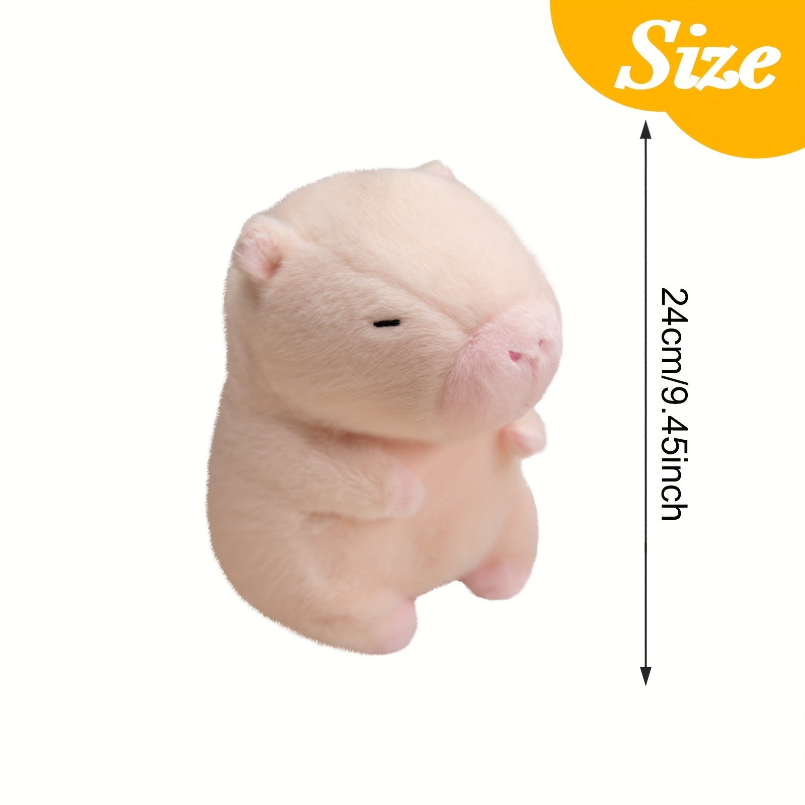 Light Up Capybara Plush Toy LED Lights Soft Glowing Stuffed Animal