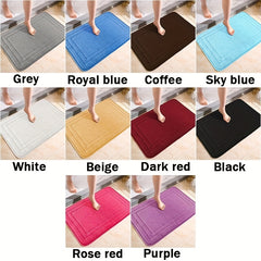 Non Slip Memory Foam Bath Rug Quick Dry Soft Comfortable Bathing