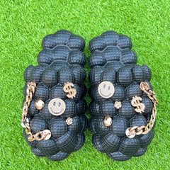 Men's Slip On Platform Bubble Slides Indoor House Slippers