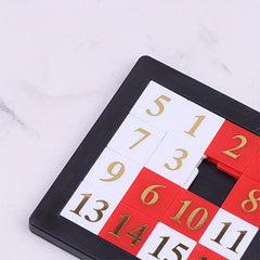 Interactive Sliding Puzzle Toy Logical Game Colorful Enhances Counting Skills